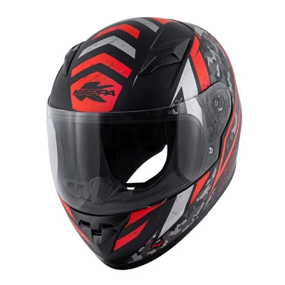 Kask integralny KJ04 Evo Prox Junior czarny/czerwony fluo matt L ECE 22R06 - Kappa Kask integralny KJ04 Evo Prox Junior czarny/czerwony fluo matt L ECE 22R06 - Kappa