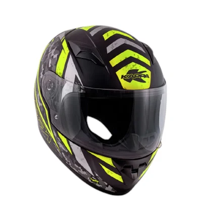 Kask integralny KJ04 Evo Prox Junior czarny/żółty fluo matt M ECE 22R06 - Kappa Kask integralny KJ04 Evo Prox Junior czarny/żółty fluo matt M ECE 22R06 - Kappa