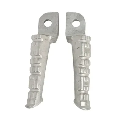 Podnóżki srebrne Biketec BTFR055