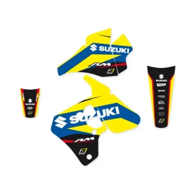 Blackbird Komplet Naklejek (Oklein) Suzuki Rm 80 '00-'01 Dream 4 Żółty Niebieski Czarny Blackbird Komplet Naklejek (Oklein) Suzuki Rm 80 '00-'01 Dream 4 Żółty Niebieski Czarny