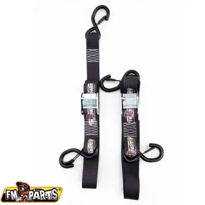 Pasy transportowe do mocowania motocykla czarne - FM-Parts