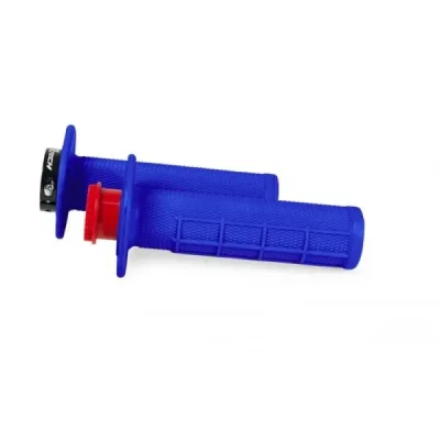 Manetki Racetech R20 Lock-On + 8 adapterów rolgazu 22+25MM niebieski (MPRBL000021)