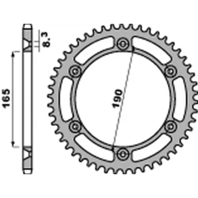 Zębatka tylna (89648C45) Zębatka tylna (89648C45)