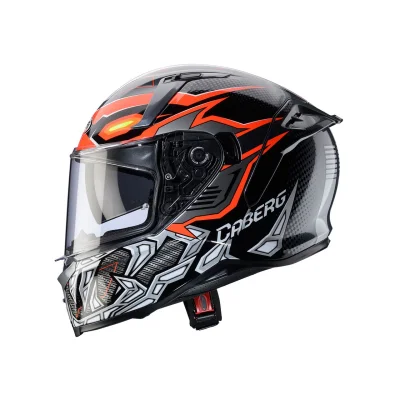 Kask integralny Avalon X Gurkha czarny/szary/pomarańczowy fluo L - Caberg Kask integralny Avalon X Gurkha czarny/szary/pomarańczowy fluo L - Caberg